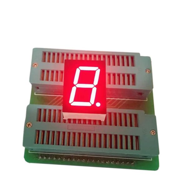 LED Single Digit 7 Segment Display 0.50 Inch 12.7mm Digit Height Black Surface Color Ideal for Digital Clocks Counters and Timers