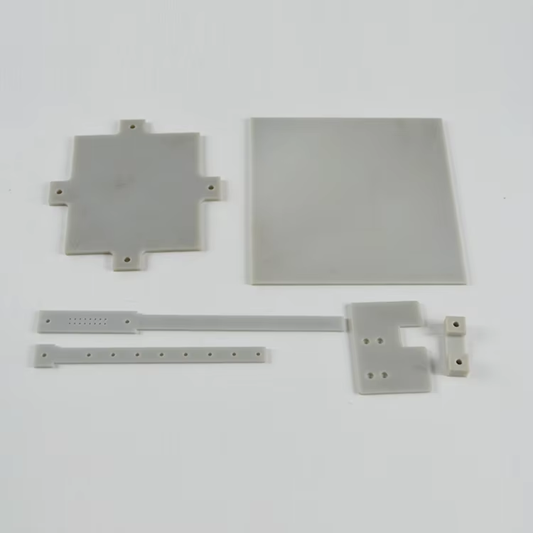 Aluminium Nitride Ceramic AIN Substrate Pad Insulator For Electronic Component