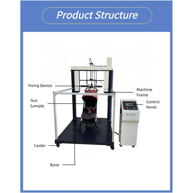 Stroller Lifting and Pressing Durability and Persistence Testing Equipment