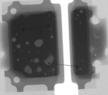 LED solder voids detection in electronic components