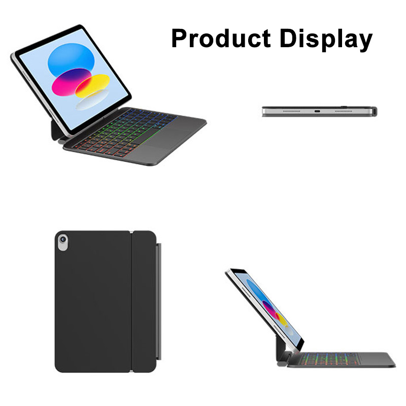 Wholesale Magnetic Keyboard Lightweight Ultra-Thin Design 7 Colors Backlight Multi-Touch Panel Support Voice Input