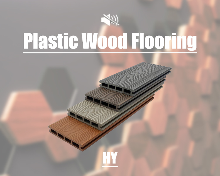 Outdoor WPC Decking Durable Low Maintenance Custom Dimensions For Commercial