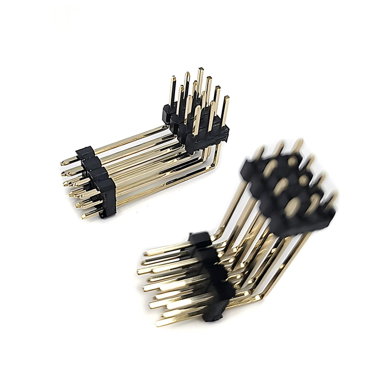 3.96 mm Three-Row Machined Pin Header for CNC Machine Tools & Industrial Controllers