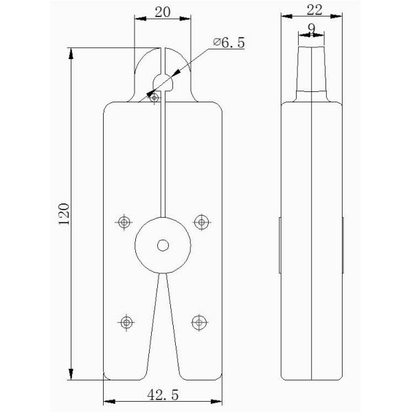 6mm AC Current Clamp Probe With High Content Nickel Metal Core