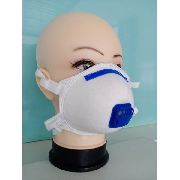 Dustproof Cup Shape Exhalation Valve FFP3 Face Respirators