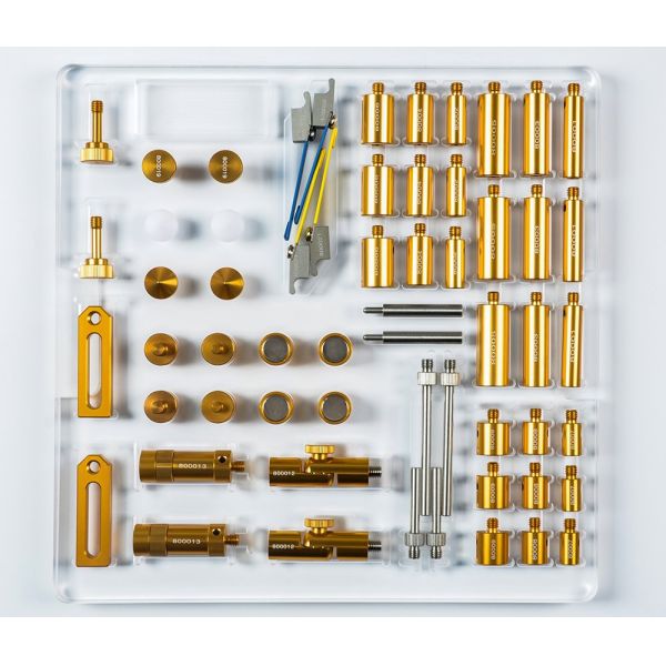 CMM Fixture Solution – M8 Threaded Plates 400x300 to 600x600mm, 108 Components Organized
