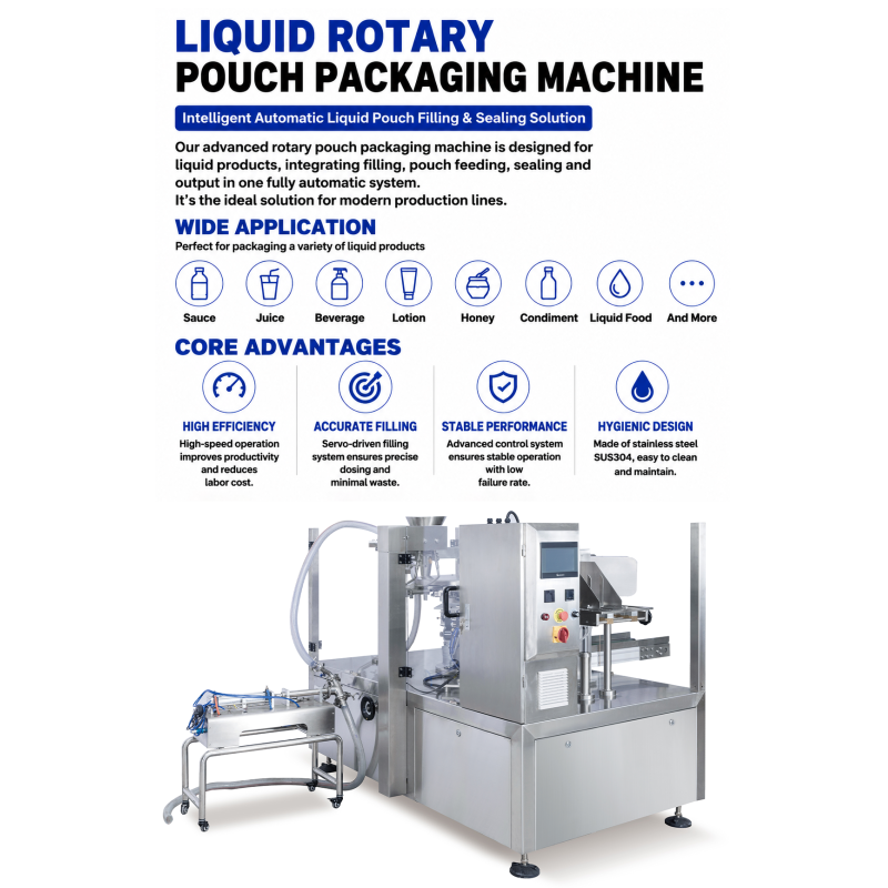 Automatic Liquid Premade Pouch Packing Machine