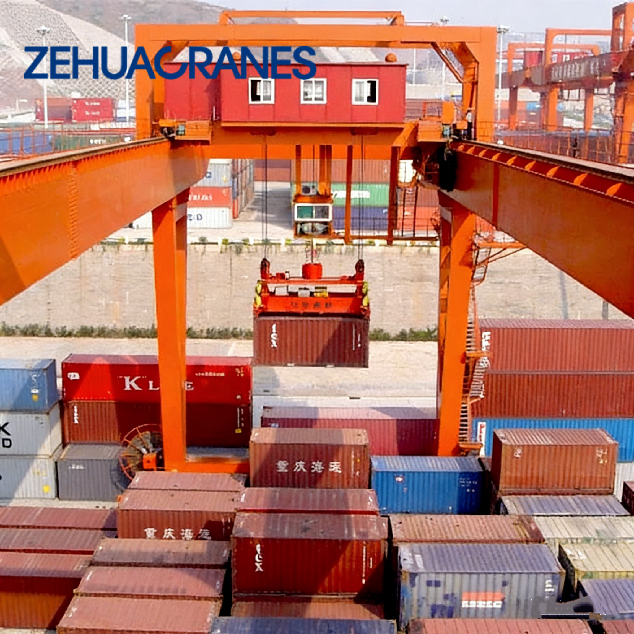 Rail Mounted Gantry Crane Automated Container Yard Lifting Solution for Intermodal Terminals and Freight Depots