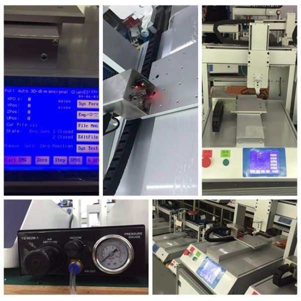 Top Selling Products 4 Axis CE Certificated High Quality Automatic Glue Dispensing Robots with Rotary Nozzle