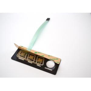 Professional Three Buttons Tactile Membrane Switch / Custom Membrane Keyboard