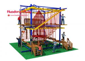 Buy cheap Customized Kids Indoor Playground Safety Rope Course Adventure 1180*970*560cm product