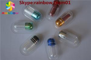 Buy cheap Rhino empty pill bottles for sale sex pill bottle with ring cap capsule shaped container wholesale pill bottles product