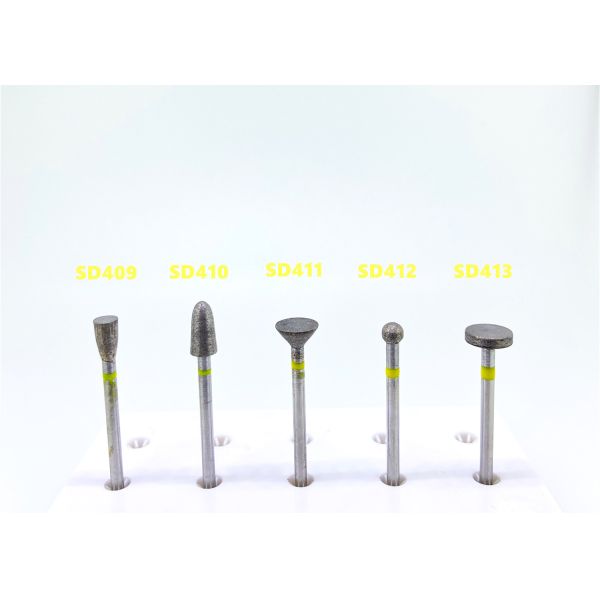 Handpiece Plaster Cutting Wheel Sintered Bullet Flat End Diamond Bur