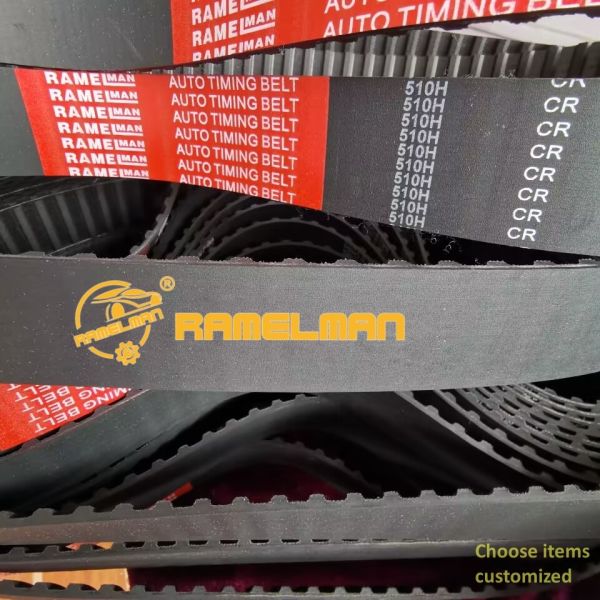 Factory Wholesale Elevator Belt Synchronous Belt Size 510H For Industrial Machinery Endless Rubber Belt Cogged V Belt