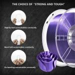 Customization 3D Printer Filament PLA + Silk Violet 3d Printing Consumables
