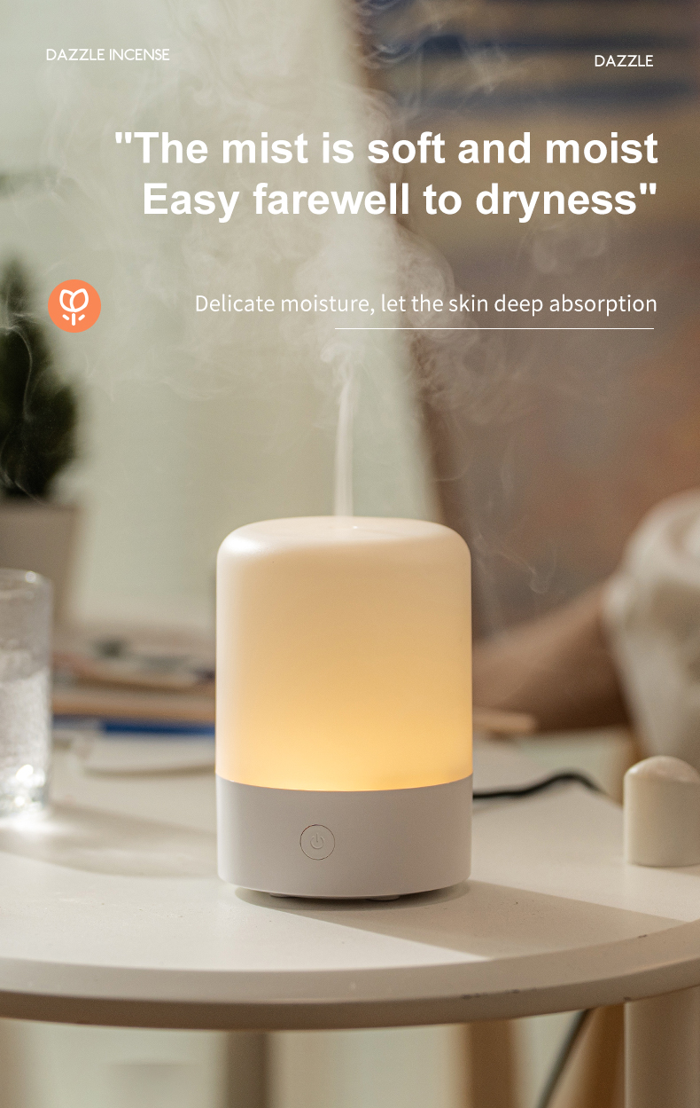 Promotion Bed Room Lamp Electric Night Led Usb Portable Table Simulated Candle Light Scent Diffuser