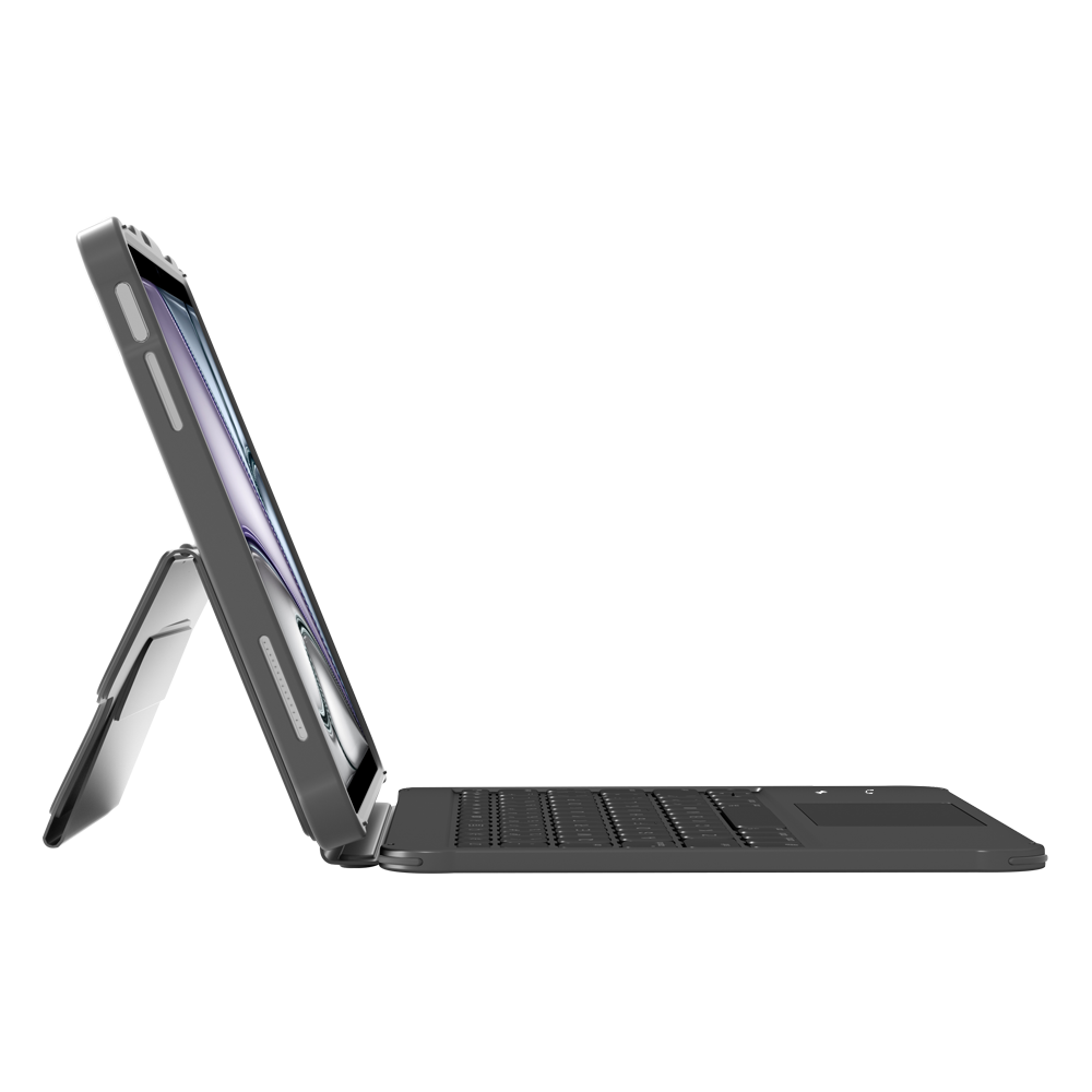ODM OEM USB-C Direct Connect Keyboard Case for iPad A16,Multi-Touch Trackpad Shock-Absorbing Drop-Proof Shell for Bulk Wholesale