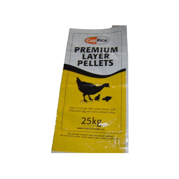 Multi Colored BOPP Laminated PP Woven Sack Bags For Sugar / Feed Single Folded