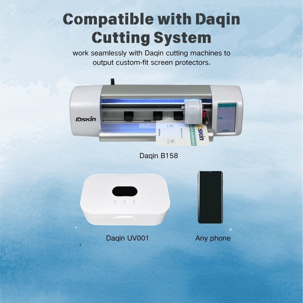 Cell Phone Screen Protector UV Curing Laminator 365-405nm Wavelength One-Touch Button Control White Color