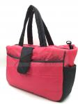 Pink Mummy Tote Diaper Bags For Traveling / Outdoor Activity 190T Polyester