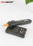Black Electrical Cable Tracker , Network Wire Coax Cable Continuity Tester
