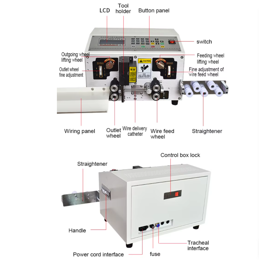 Automatic cutting wiring machine