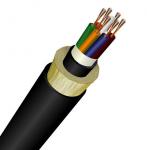 OEM Self Supporting fiber optic cable High Flexible Aramid Yarn Design span 150m