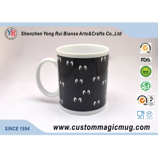 Personalized Eco Friendly Mugs 11 oz White Ceramic For Coffee