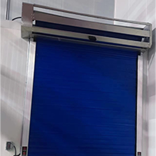 Automatic PVC Roll Down Security High Speed Freezer Door for Cold Storage Projects