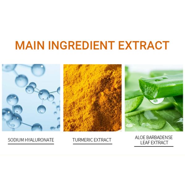 Tumeric Moisturizing Skin Care Face Wash Organic Turmeric Facial Wash Deep Cleansing Oil Control Turmeric Gel Cleanser
