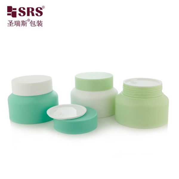 SRST-80g 100g PP PCR Round New Design Body Scrub Cream Jar Container Eco-friendly Material Packaging
