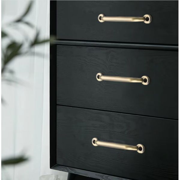 Rust-Proof Aluminum Alloy Cabinet Pulls Surface-Mounted Drawer Handles with Self-Tapping Screws for Kitchen Wardrobe