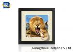 Animal 3D 5D Photography , Lenticular Image Printing Home / Bedroom Wall Art