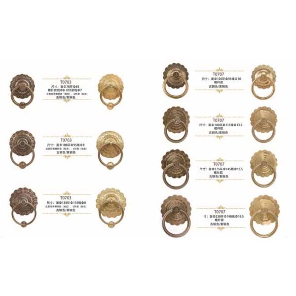 Cabinet Connector Door Knocker Brass Polished Solid Heavy Door Hardware Bulk Quantity In Gold