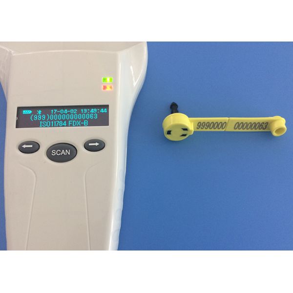 One - Piece Electronic Sheep Ear Tags For Tracking /134.2khz Frequency