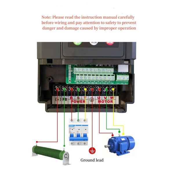 3 Phase Universal Variable Frequency Drive Inverter 2.2KW Mini VFD Frequency Changer