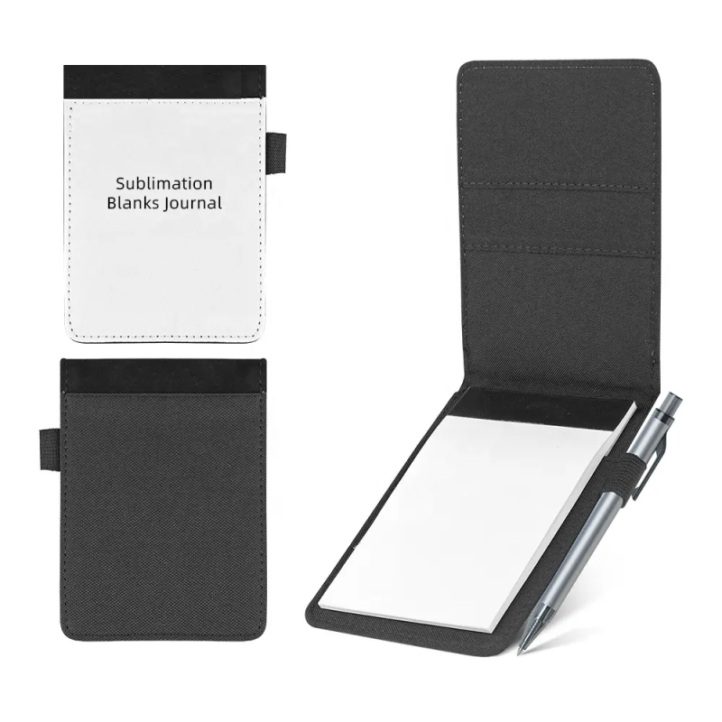 Sublimation Blank Notebook Journal Portfolio Diy Custom Logo Fabric Canvas Notepad Sublimation Notebooks