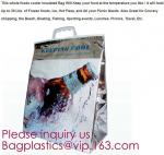 Aluminum Foil Insulated Cooler Bags Waterproof Folding Thermal Lunch Bag,Zip