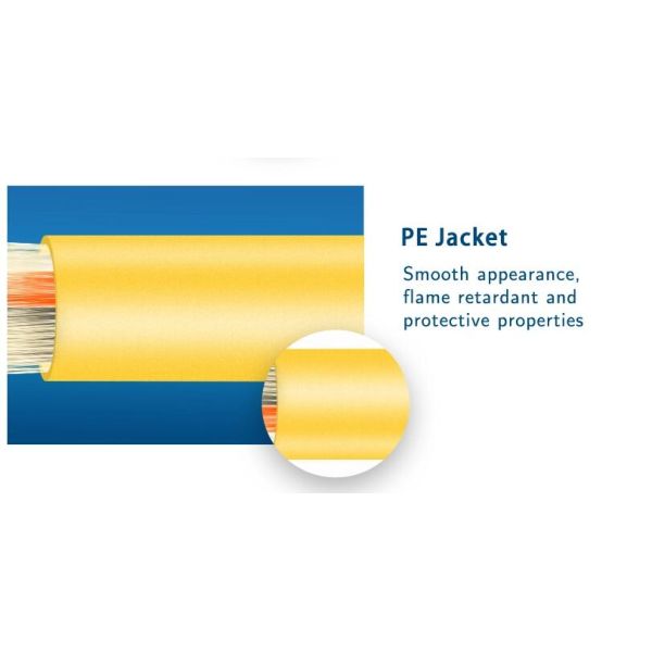 Flexible Tight Buffer Fiber Optic Distribution Cable Multimode Indoor Orange Color