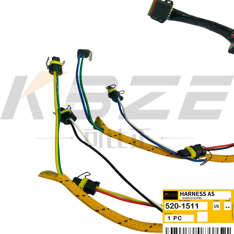 CAT C7 WIRING HARNESS AS-ENGINE 520-1511 5201511 FOR E324D E325D E329D EXCAVATOR