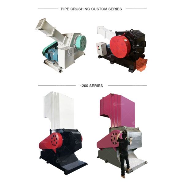 Plastic Knife Type Crusher Car Crushing Machine in Customized Color for End Customers