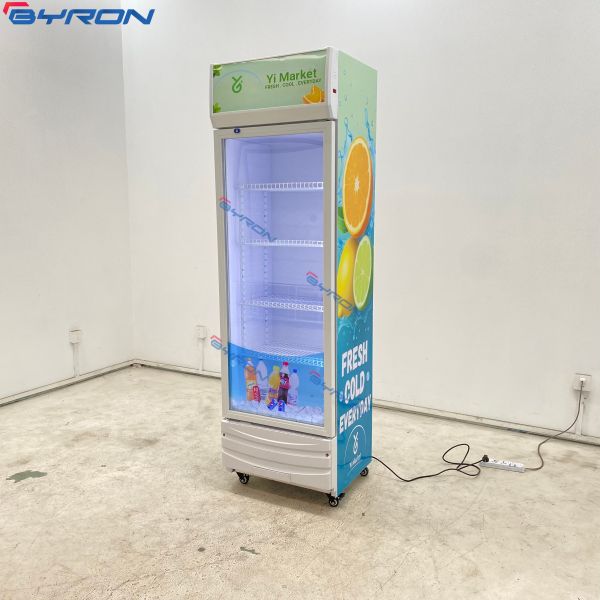Display Commercial Drinks Fridge Upright Showcase Refrigerator OEM
