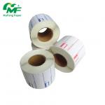 58*40mm Adhesive Sticker Roll , Label Printer Paper Rolls Heat Sensitive Curtain