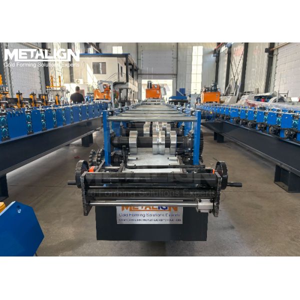 Popular K-Style Gutter Roll Forming Line For Residential Roof Drainage
