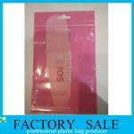 Soft Printed 0.2mm Resealable Plastic Bags Concealer Brush Packaging EVA