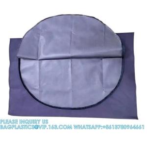 Disposable Disaster Pouch Body Bag Stretcher Combo, 8 Carrying Handles, 3