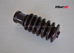 Buy cheap IEC standard HV bushing insulator for surge arresters 20KV color brown without flange product